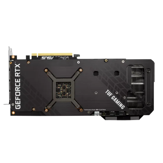 ASUS TUF Gaming NVIDIA GeForce RTX 3060 Ti OC Backplate View
