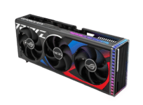 ASUS ROG Strix NVIDIA GeForce RTX 4080 Angled Vertical View