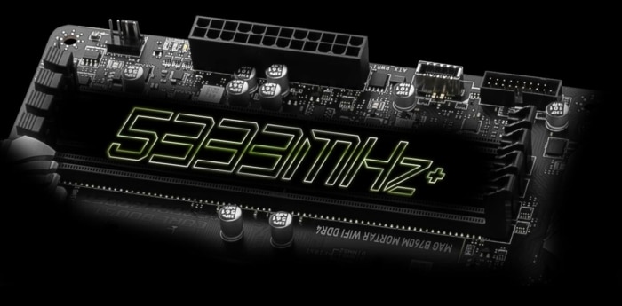 MSI MAG B760M MORTAR WIFI DDR4 Cover View