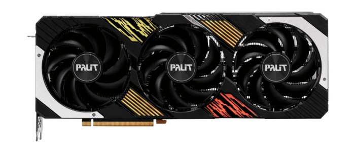 Palit NVIDIA GeForce RTX 4070 Ti GamingPro Flat Front View