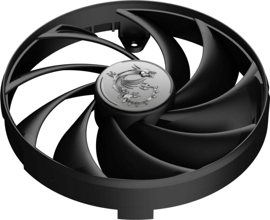 MSI NVIDIA GeForce RTX 4070 Ti SUPRIM X Fan View