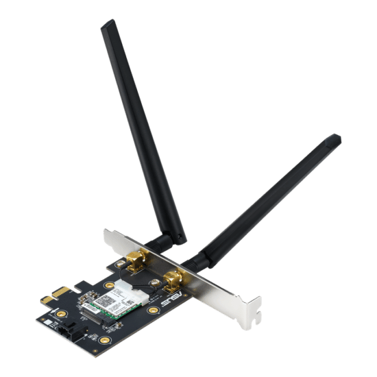 ASUS PCE-AX3000 Angled Antenna View