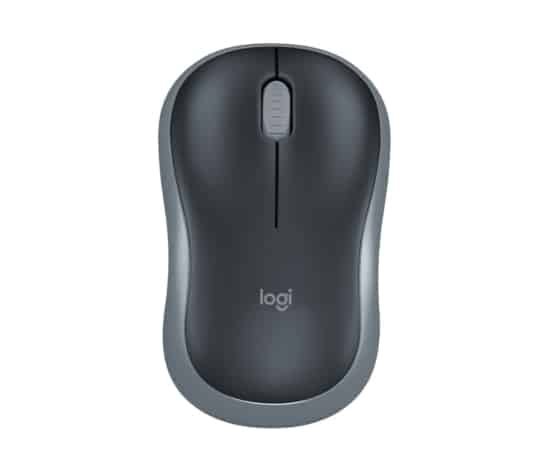 Logitech M185 Wireless Notebook Mouse – Black/Grey