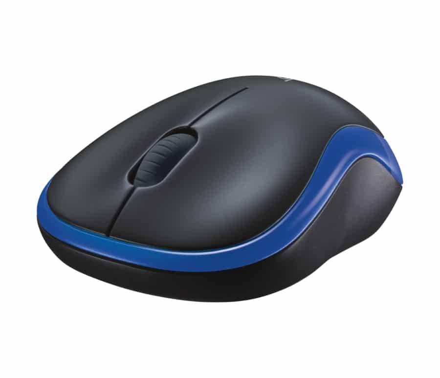 Logitech M185 Wireless Notebook Mouse – Black/Blue