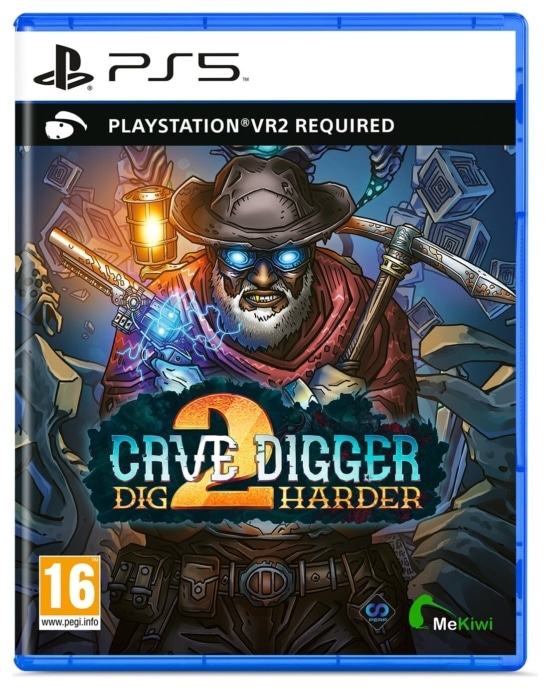 Cave Digger 2: Dig Harder Box Art PSVR2