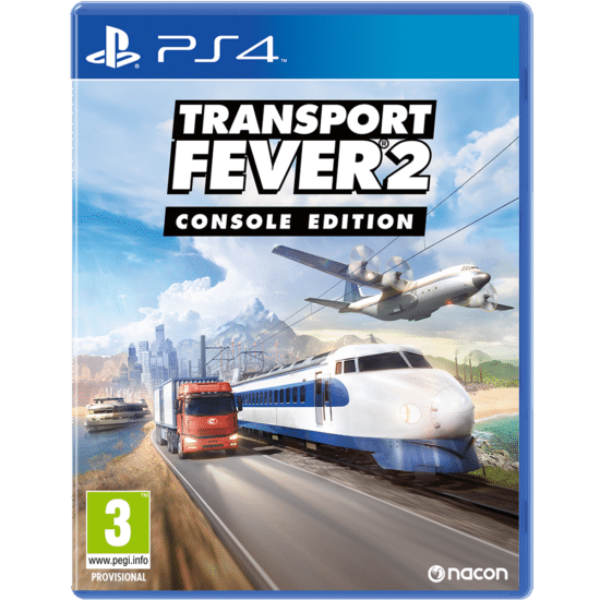 Transport Fever 2 Box Art PS4