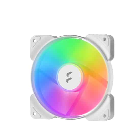 Fractal Design Aspect 12 RGB PWM 120mm White Case Fan Single Pack