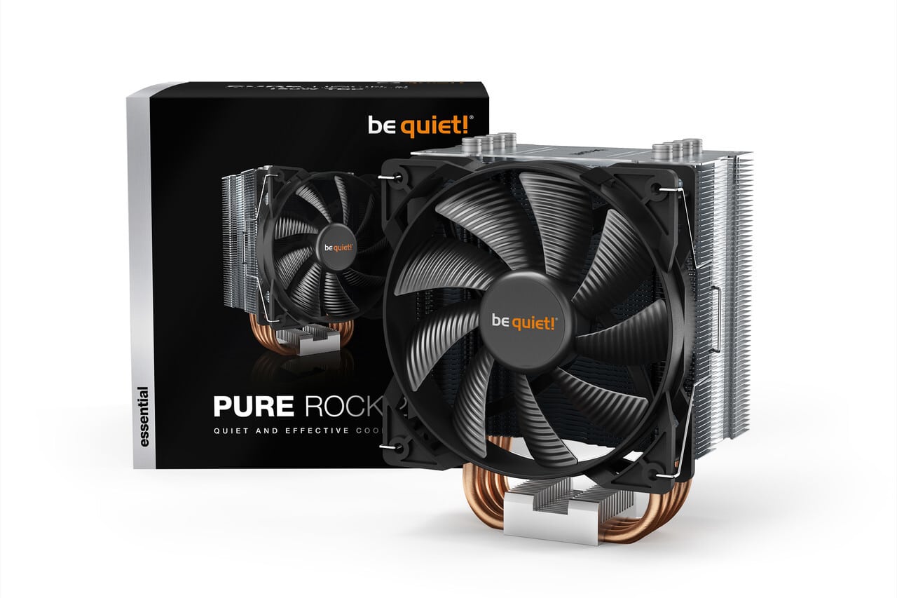 Be Quiet! BK006 Pure Rock 2 Heatsink & Fan, Intel & AMD Sockets CPU Cooler