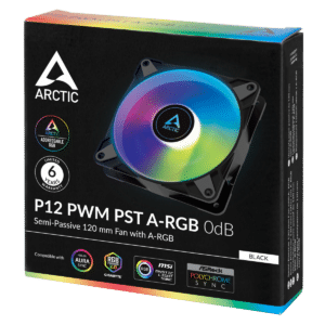 Arctic P12 PWM PST A-RGB 120mm Black
