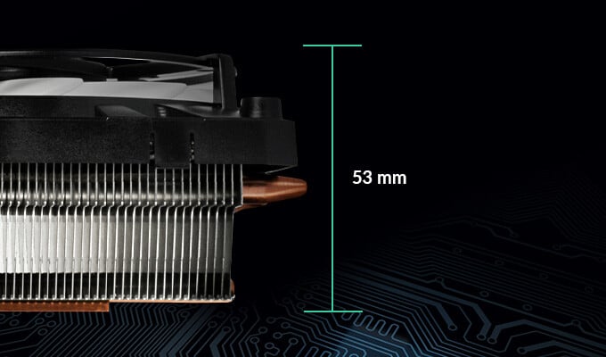 Arctic Freezer 11 LP Low Profile Heatsink & Fan, Intel 115x, 775,1200, 1700 Sockets CPU Cooler