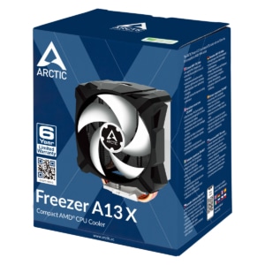 Arctic Freezer A13 X Compact Heatsink & Fan, AMD AM5/AM4 Sockets CPU Cooler