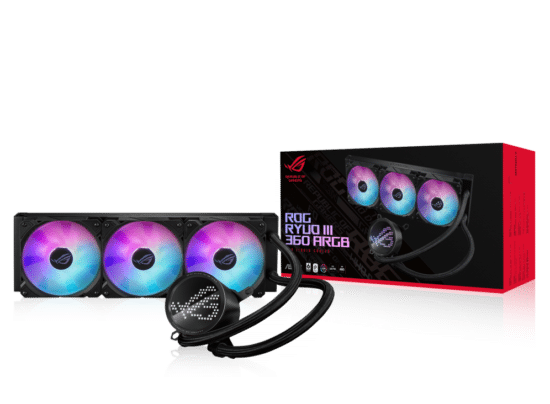 ASUS ROG Ryuo III 360 ARGB All-In-One Liquid CPU Cooler with Anime Matrix LED Display