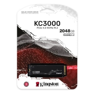 Kingston KC3000 2TB M.2 PCIe Gen 4 NVMe SSD