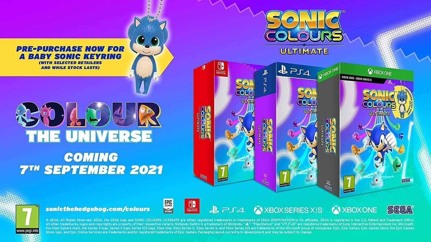 Sonic Colours Ultimate: Day One Edition Banner