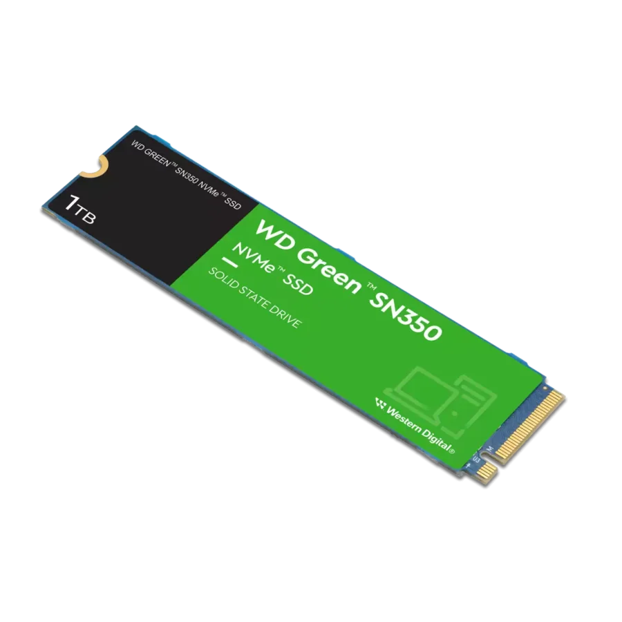 WD Green SN350 1TB M.2 PCIe Gen 3 NVMe SSD