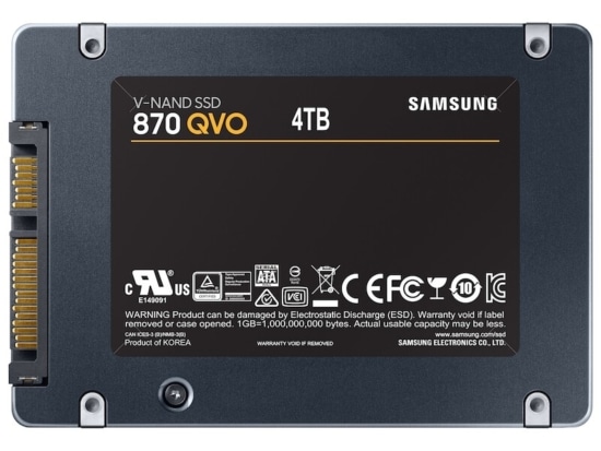 Samsung 870 QVO 4TB 2.5" SATA SSD