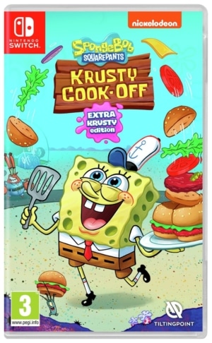 SpongeBob Squarepants: Krusty Cook-Off - Extra Krusty Edition Box Art NSW