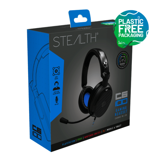 Stealth C6-100 Gaming Headset – Blue