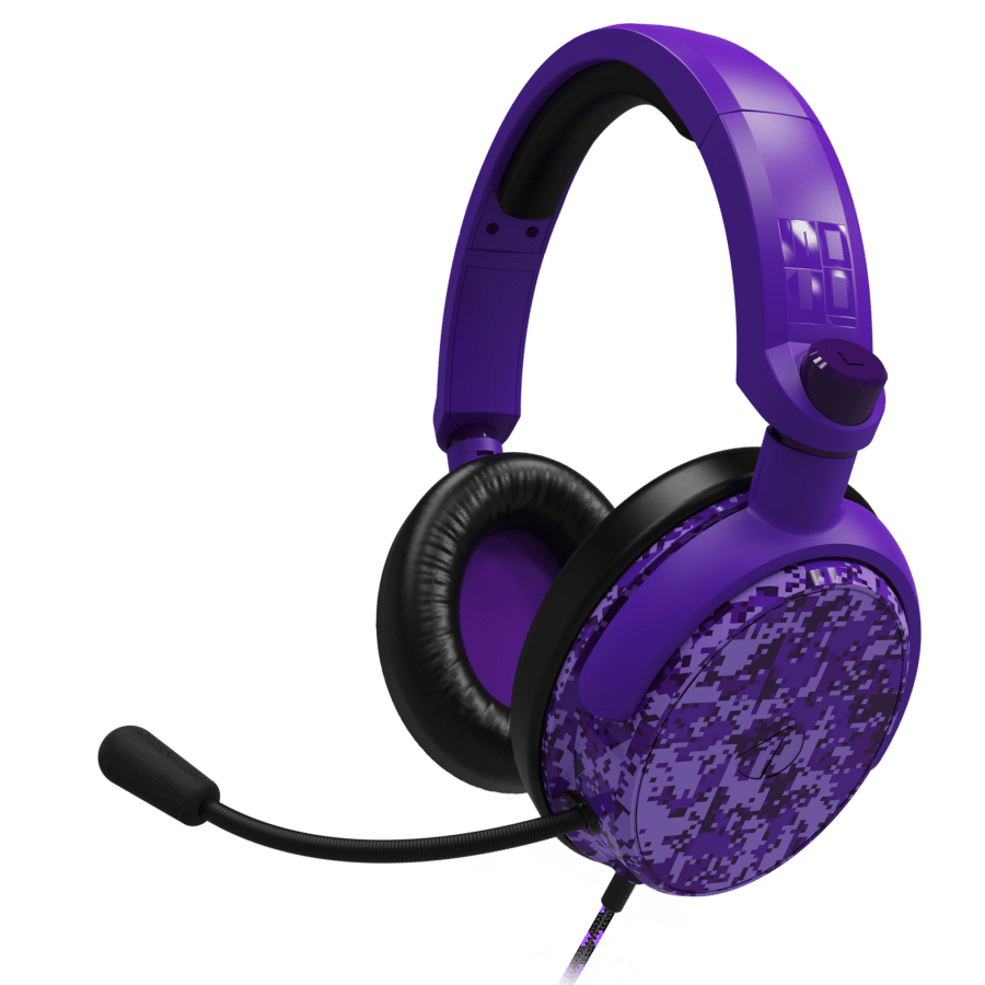 Stealth C6-100 Gaming Headset – Camo Purple