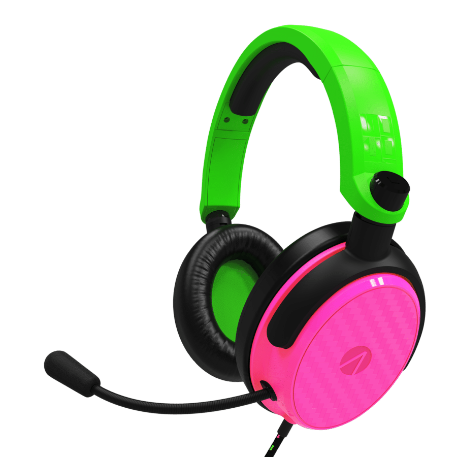 Stealth C6-100 Gaming Headset – Green/Pink