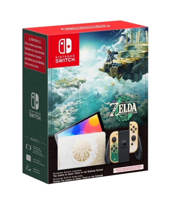 Nintendo Switch OLED - The Legend of Zelda Tears of the Kingdom Edition Cover