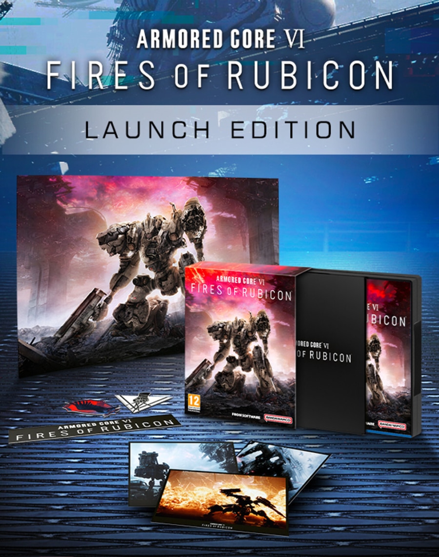 Armored Core 6 Fires of Rubicon Launch Edition Contents Poster