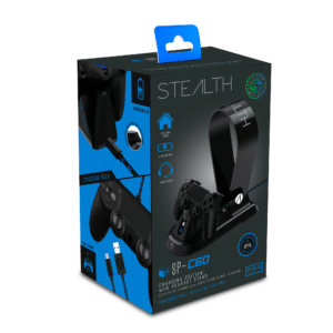 Stealth SP-C60 Charging Dock and Headset Stand for PS4