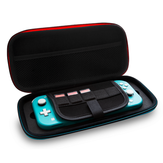 Stealth Nintendo Switch Premium Travel Case - Neon Red and Blue