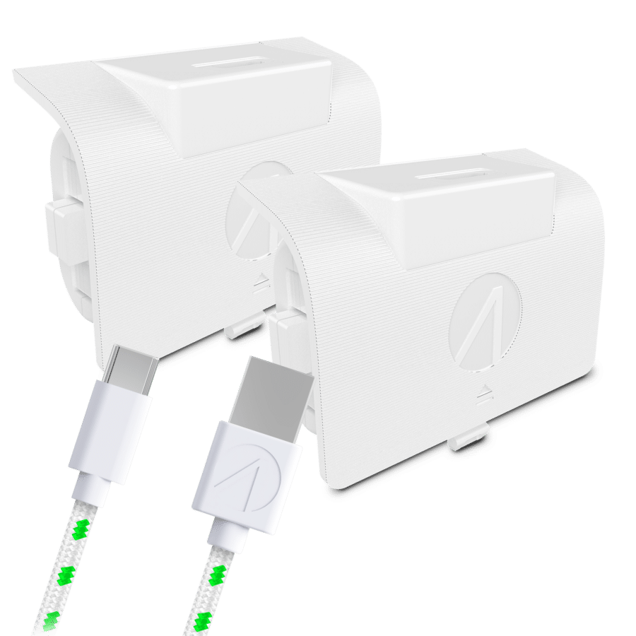Stealth SX-C8X Dual Rechargeable Battery Pack White
