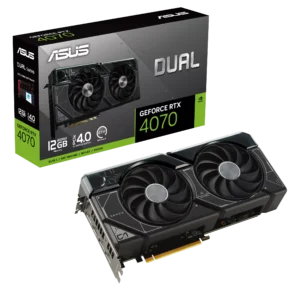ASUS Dual NVIDIA GeForce RTX 4070 12G GDDR6X Graphics Card