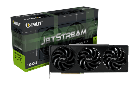 Palit NVIDIA GeForce RTX 4080 JetStream 16GB GDDR6X Graphics Card