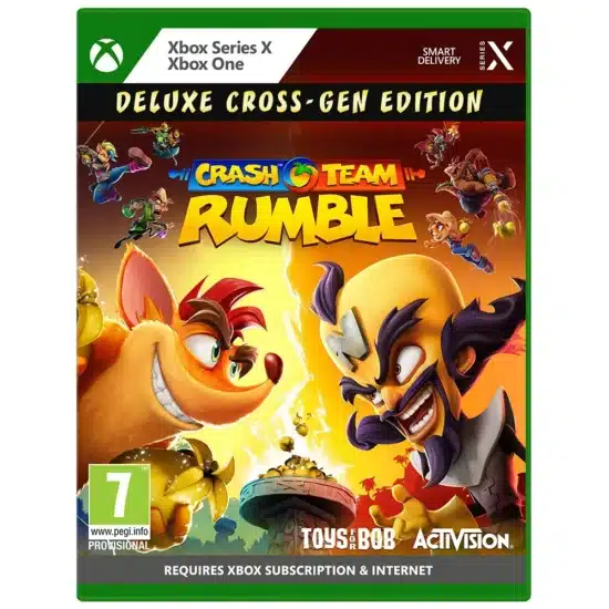 Crash Team Rumble Deluxe Edition Box Art XSX