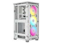 Corsair iCUE 2000D RGB Airflow Mini ITX White Side View