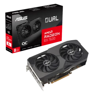 ASUS Dual AMD Radeon RX 7600 OC Edition Box View
