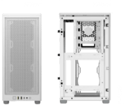 Corsair 2000D Airflow Mini ITX White Front & Back View