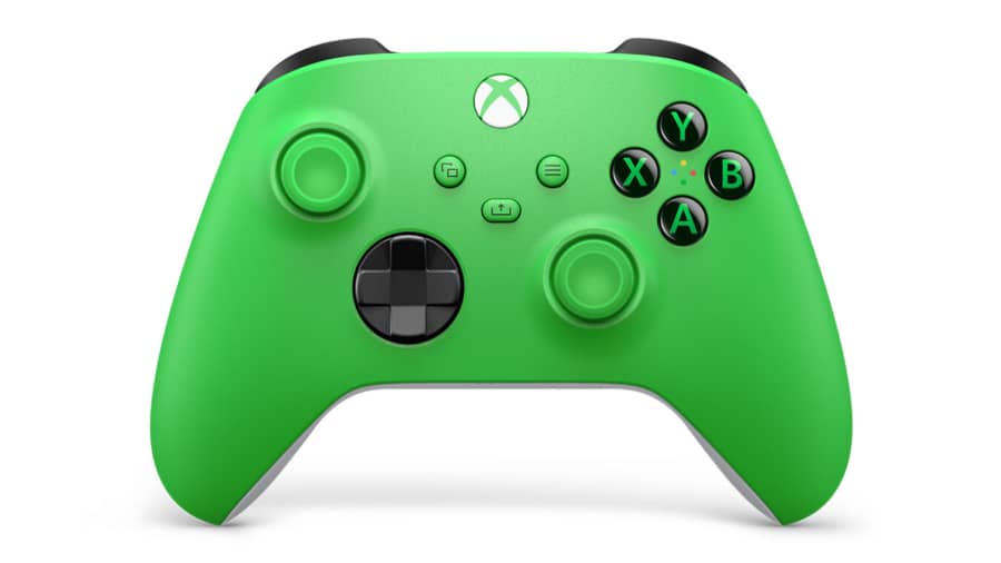 Xbox Wireless Controller – Velocity Green Front View
