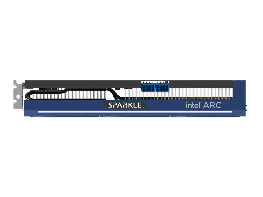 Sparkle Intel ARC A750 TITAN OC Top Flat View