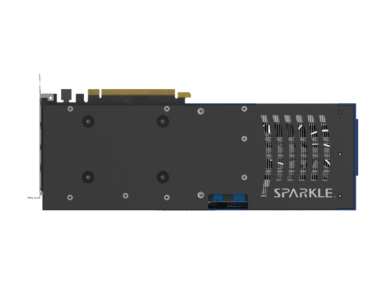 Sparkle Intel ARC A750 TITAN OC Back View