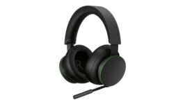 Xbox Wireless Gaming Headset - Black Left Angled View
