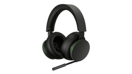 Xbox Wireless Gaming Headset - Black Left Angled View