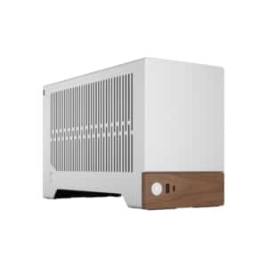 Fractal Design Terra SFF Silver Front Angled View
