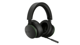 Xbox Wireless Gaming Headset - Black Angled View