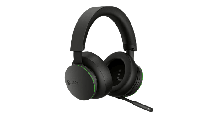 Xbox Wireless Gaming Headset - Black Angled View