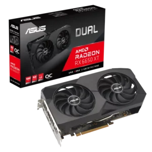 ASUS Dual AMD Radeon RX 6650 XT V2 Box View