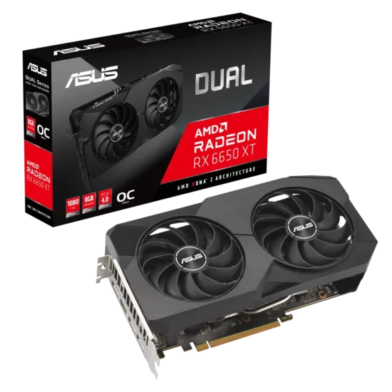 ASUS Dual AMD Radeon RX 6650 XT V2 Box View