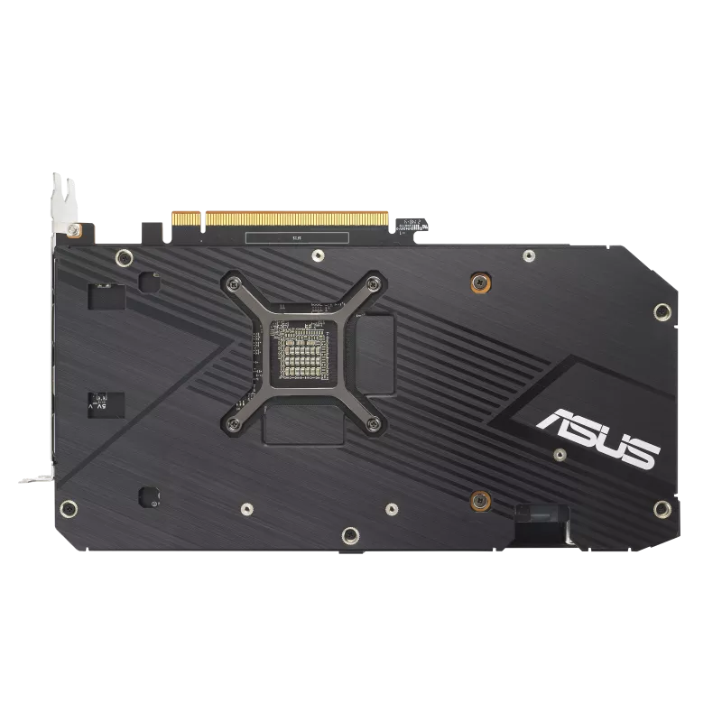 ASUS Dual AMD Radeon RX 6650 XT V2 Backplate View