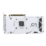 ASUS Dual NVIDIA GeForce RTX 4070 White OC Edition Backplate View