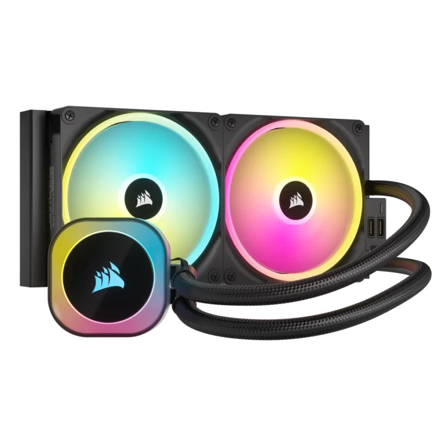 Corsair iCUE LINK H115i 280mm RGB Front View