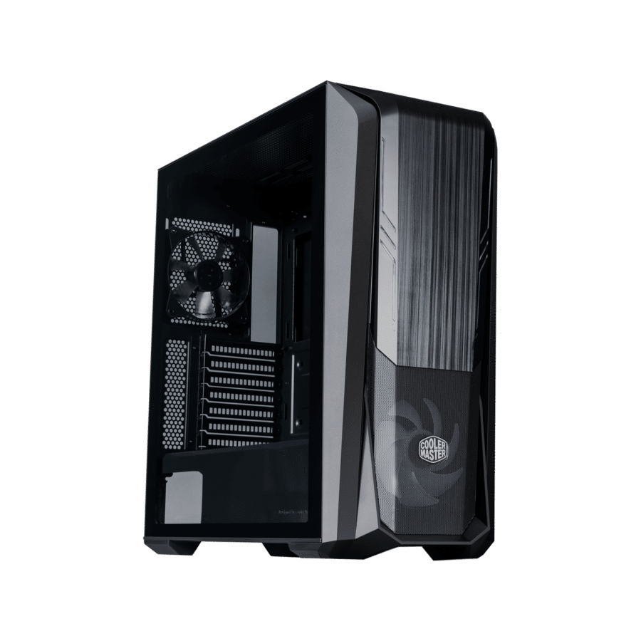 Cooler Master MasterBox 500 Angled Front View