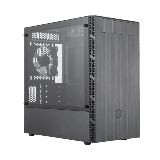 Cooler Master MasterBox MB400L Front Angled View